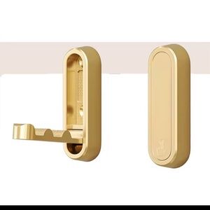 Gold Wall-Mounted Folding Hook
